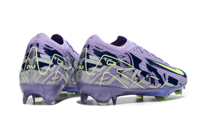 Men's Nike Air Zoom Mercurial Vapor 16 Elite FG Firm Ground Low-Tops Football Boots - Purple/Yellow/White