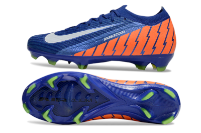 Men's Nike Air Zoom Mercurial Vapor 16 Elite FG Firm Ground Low-Tops Football Boots - Blue/White/Orange