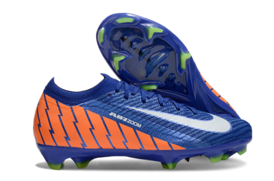 Men's Nike Air Zoom Mercurial Vapor 16 Elite FG Firm Ground Low-Tops Football Boots - Blue/White/Orange