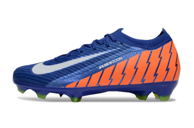Men's Nike Air Zoom Mercurial Vapor 16 Elite FG Firm Ground Low-Tops Football Boots - Blue/White/Orange