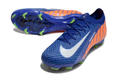 Men's Nike Air Zoom Mercurial Vapor 16 Elite FG Firm Ground Low-Tops Football Boots - Blue/White/Orange