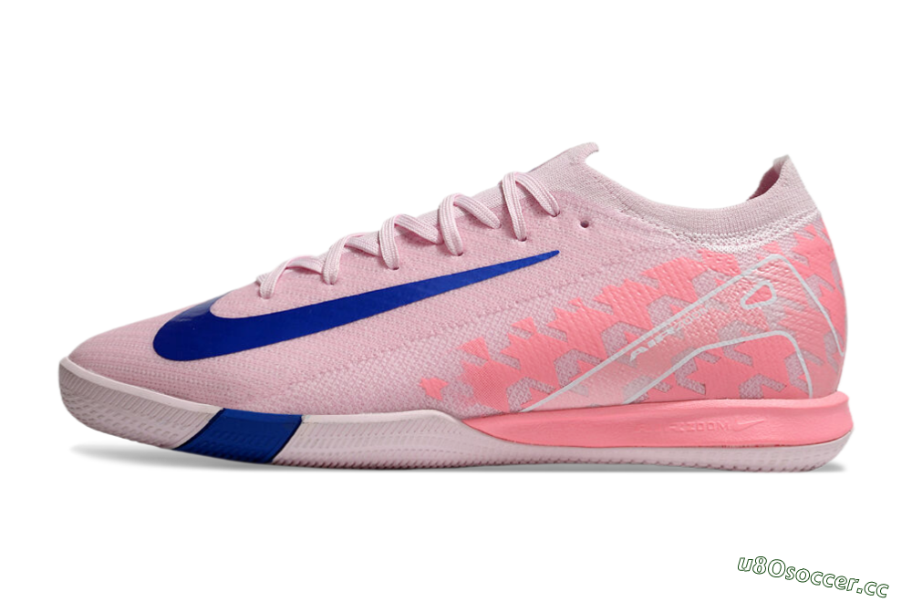 Unisex Nike Air Zoom Mercurial Vapor 16 Elite IC Indoor & Futsal Low-Tops Football Shoes - Pink/Blue/White 0