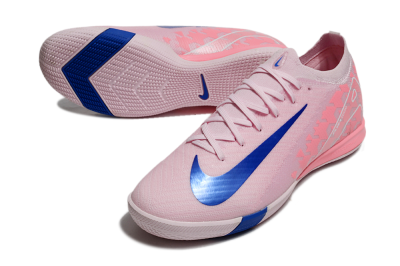 Unisex Nike Air Zoom Mercurial Vapor 16 Elite IC Indoor & Futsal Low-Tops Football Shoes - Pink/Blue/White