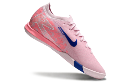 Unisex Nike Air Zoom Mercurial Vapor 16 Elite IC Indoor & Futsal Low-Tops Football Shoes - Pink/Blue/White