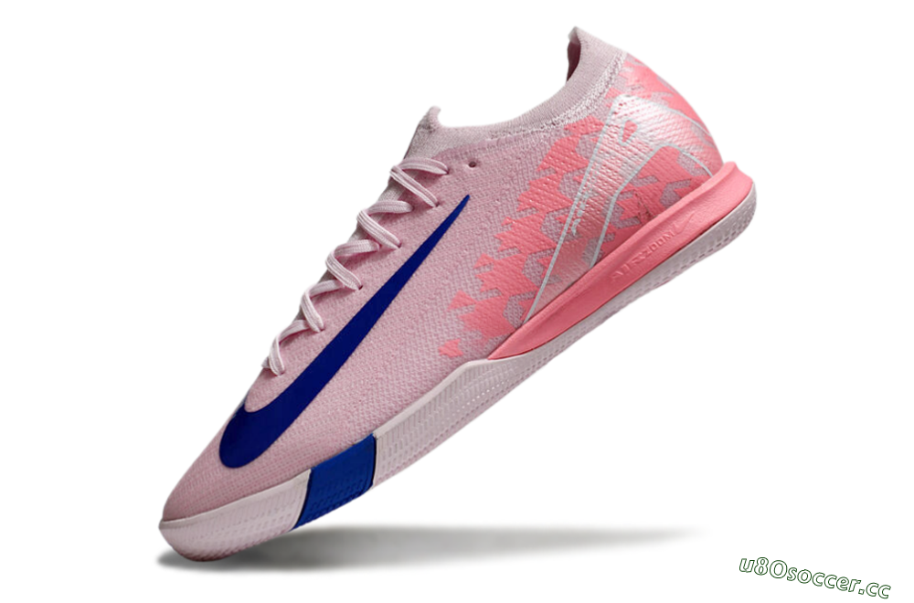 Unisex Nike Air Zoom Mercurial Vapor 16 Elite IC Indoor & Futsal Low-Tops Football Shoes - Pink/Blue/White 5