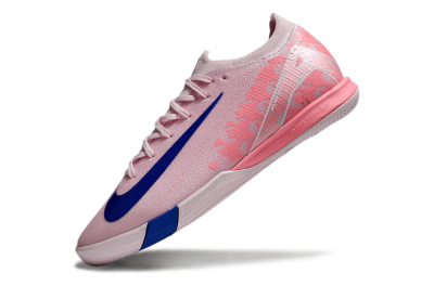 Unisex Nike Air Zoom Mercurial Vapor 16 Elite IC Indoor & Futsal Low-Tops Football Shoes - Pink/Blue/White