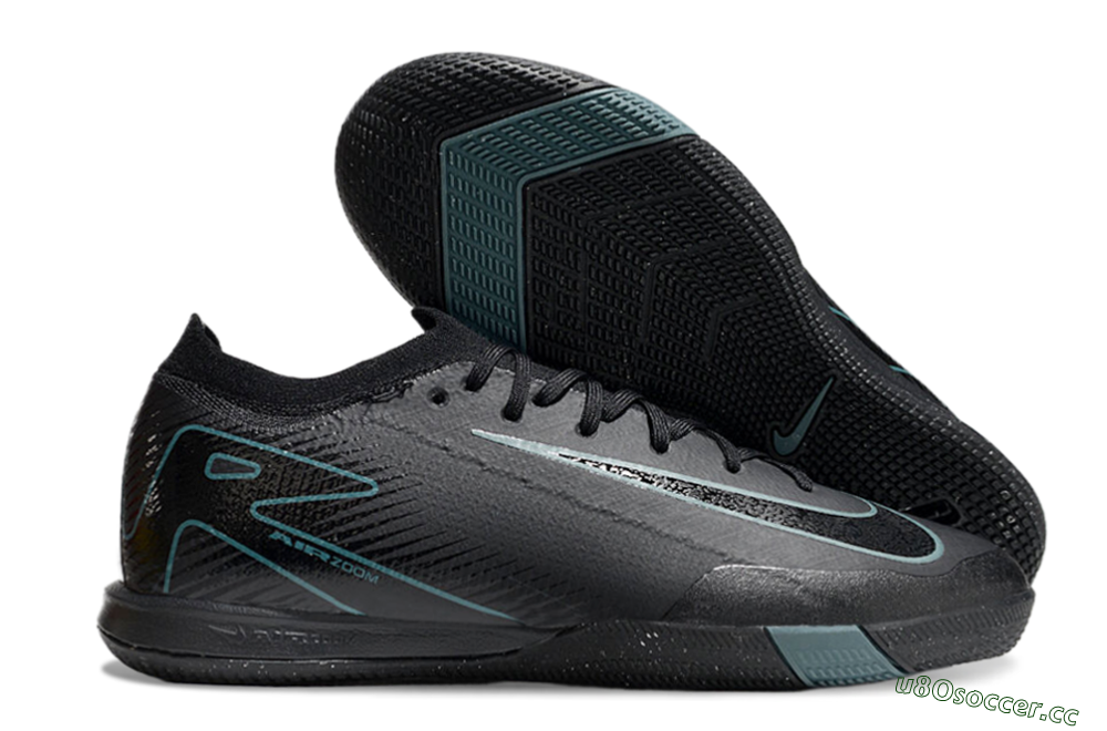 Unisex Nike Air Zoom Mercurial Vapor 16 Elite IC Indoor & Futsal Low-Tops Football Shoes - Black/Blue/White 2