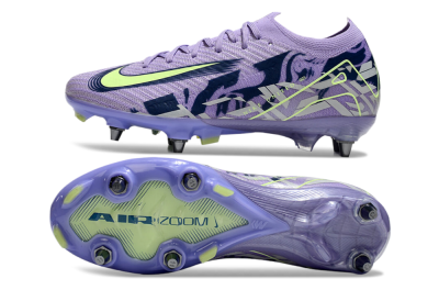 Men's Nike Air Zoom Mercurial Vapor 16 Elite SG Soft Ground Low-Tops Football Boots - Purple/Yellow/White