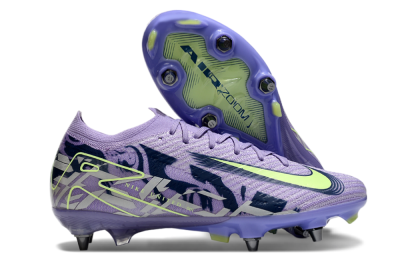 Men's Nike Air Zoom Mercurial Vapor 16 Elite SG Soft Ground Low-Tops Football Boots - Purple/Yellow/White