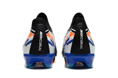 Unisex Nike Air Zoom Mercurial Vapor 16 Elite FG Firm Ground Low-Tops Football Boots - Black/Blue/Orange