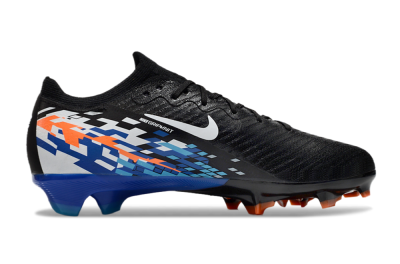 Unisex Nike Air Zoom Mercurial Vapor 16 Elite FG Firm Ground Low-Tops Football Boots - Black/Blue/Orange