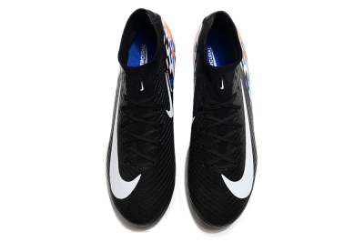 Unisex Nike Air Zoom Mercurial Superfly 10 Elite FG Firm Ground High-Tops Football Boots - Black/Blue/Orange