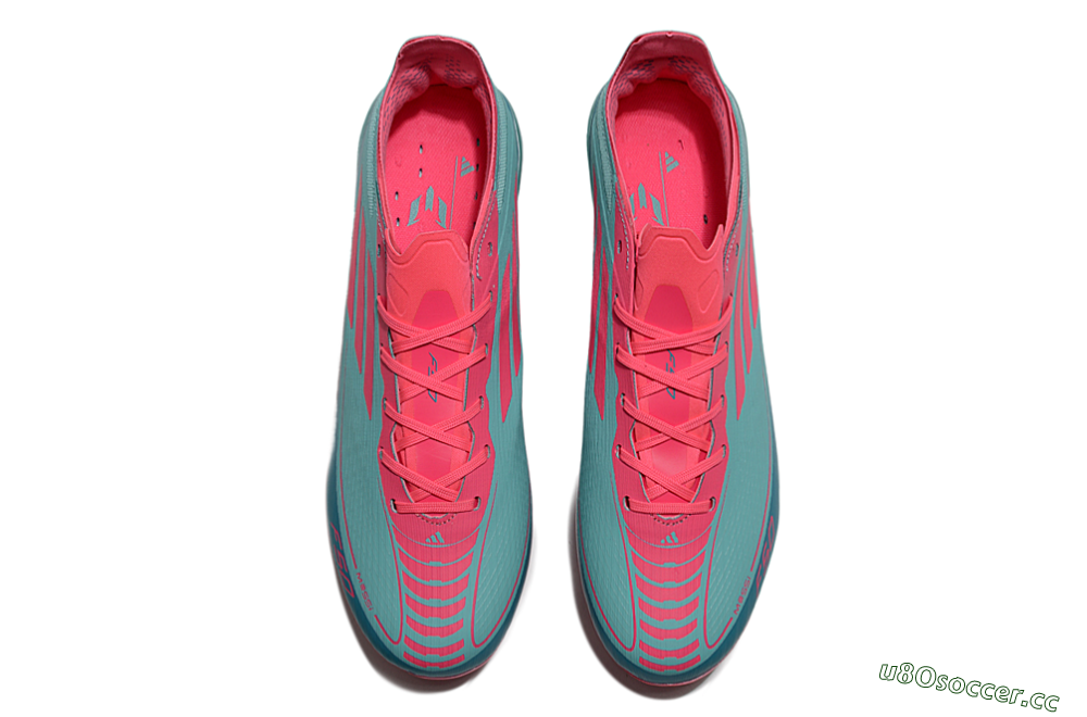 Unisex Adidas F50+ Elite FG Firm Ground Low-Tops Football Boots - Jade/Pink/White 4