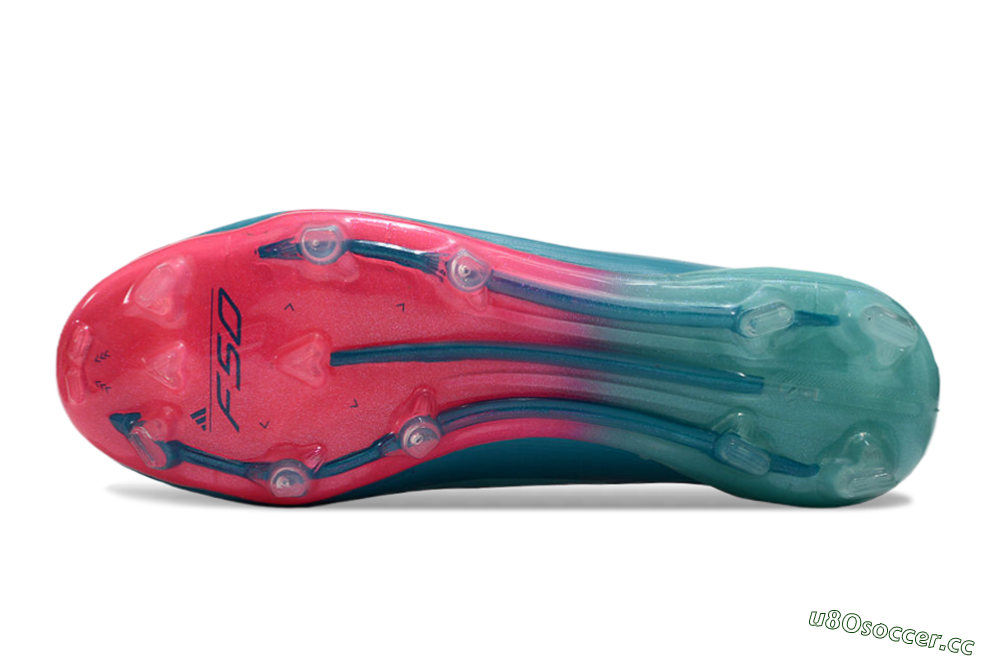 Unisex Adidas F50+ Elite FG Firm Ground Low-Tops Football Boots - Jade/Pink/White 6