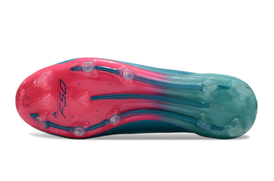 Unisex Adidas F50+ Elite FG Firm Ground Low-Tops Football Boots - Jade/Pink/White