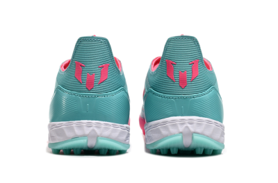 Unisex Adidas F50 Elite TF Artificial Turf Low-Tops Football Shoes - Jade/Pink/White