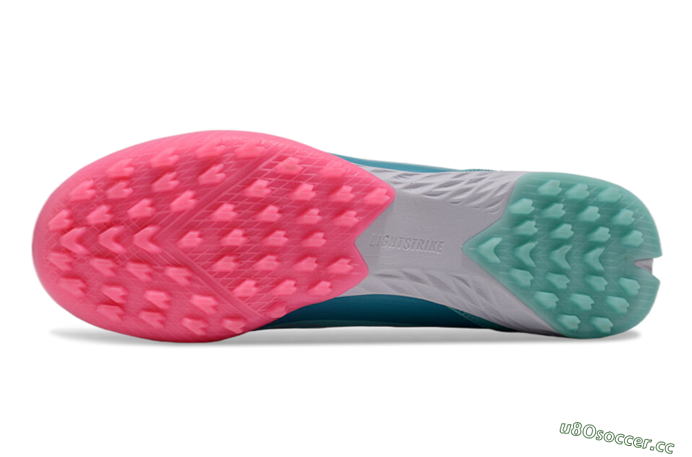 Unisex Adidas F50 Elite TF Artificial Turf Low-Tops Football Shoes - Jade/Pink/White 6