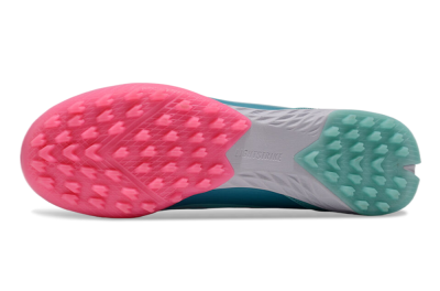 Unisex Adidas F50 Elite TF Artificial Turf Low-Tops Football Shoes - Jade/Pink/White