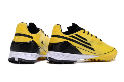 Men's Adidas F50 Pro TF Artificial Turf Low-Tops Football Shoes - Yellow/Black/White