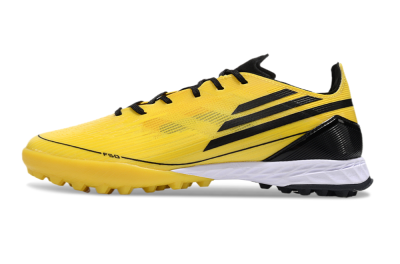 Men's Adidas F50 Pro TF Artificial Turf Low-Tops Football Shoes - Yellow/Black/White