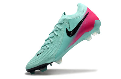 Men's Nike Phantom Luna Elite FG Firm Ground Low-Tops Football Boots - Jade/Black/Pink