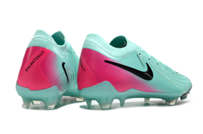 Men's Nike Phantom Luna Elite FG Firm Ground Low-Tops Football Boots - Jade/Black/Pink