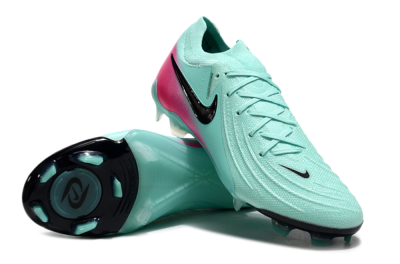 Men's Nike Phantom Luna Elite FG Firm Ground Low-Tops Football Boots - Jade/Black/Pink