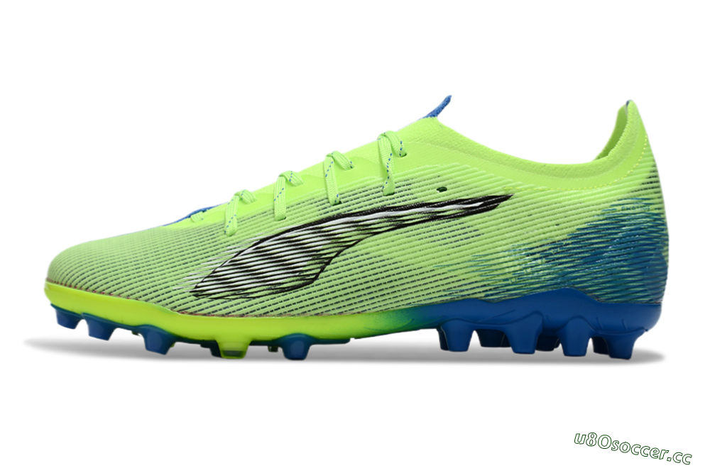Men's Puma Ultra 5 Ultimate FG Firm Ground Low-Tops Football Boots - Yellow/Black/Blue 0