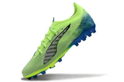 Men's Puma Ultra 5 Ultimate FG Firm Ground Low-Tops Football Boots - Yellow/Black/Blue