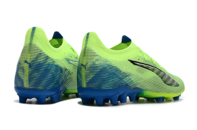 Men's Puma Ultra 5 Ultimate FG Firm Ground Low-Tops Football Boots - Yellow/Black/Blue