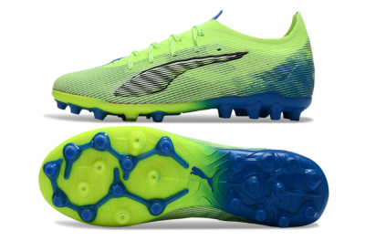 Men's Puma Ultra 5 Ultimate FG Firm Ground Low-Tops Football Boots - Yellow/Black/Blue