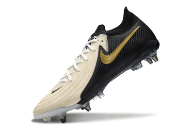 Men's Nike Phantom Luna Elite SG Soft Ground Low-Tops Football Boots - Beige/Black/Gold