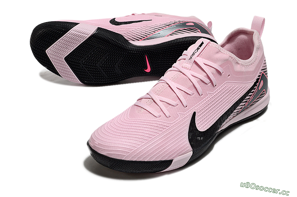 Men's Nike Air Zoom Mercurial Vapor 16 Pro IC Indoor & Futsal Low-Tops Football Shoes - Pink/Black/Silver 3