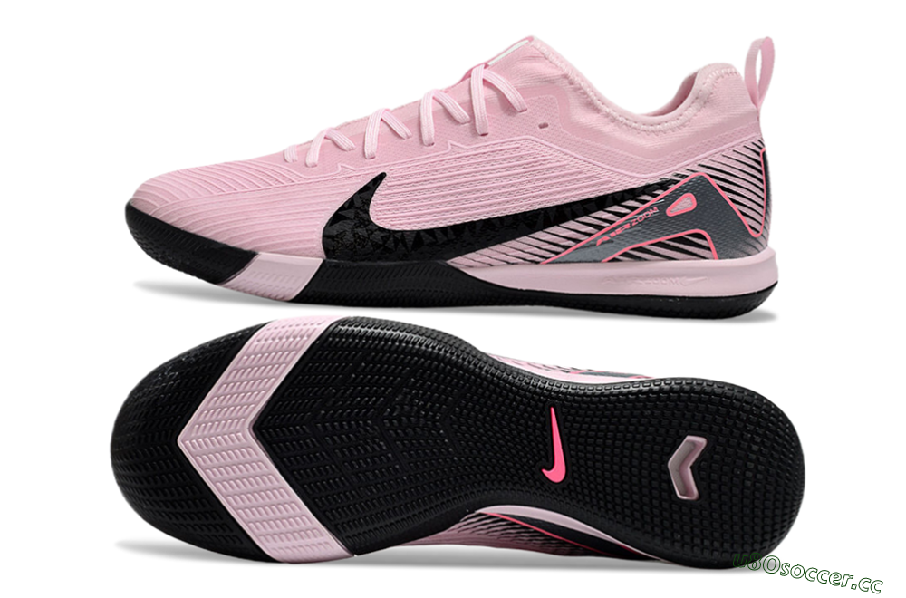 Men's Nike Air Zoom Mercurial Vapor 16 Pro IC Indoor & Futsal Low-Tops Football Shoes - Pink/Black/Silver 1