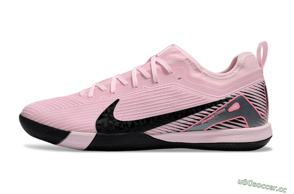 Men's Nike Air Zoom Mercurial Vapor 16 Pro IC Indoor & Futsal Low-Tops Football Shoes - Pink/Black/Silver 0