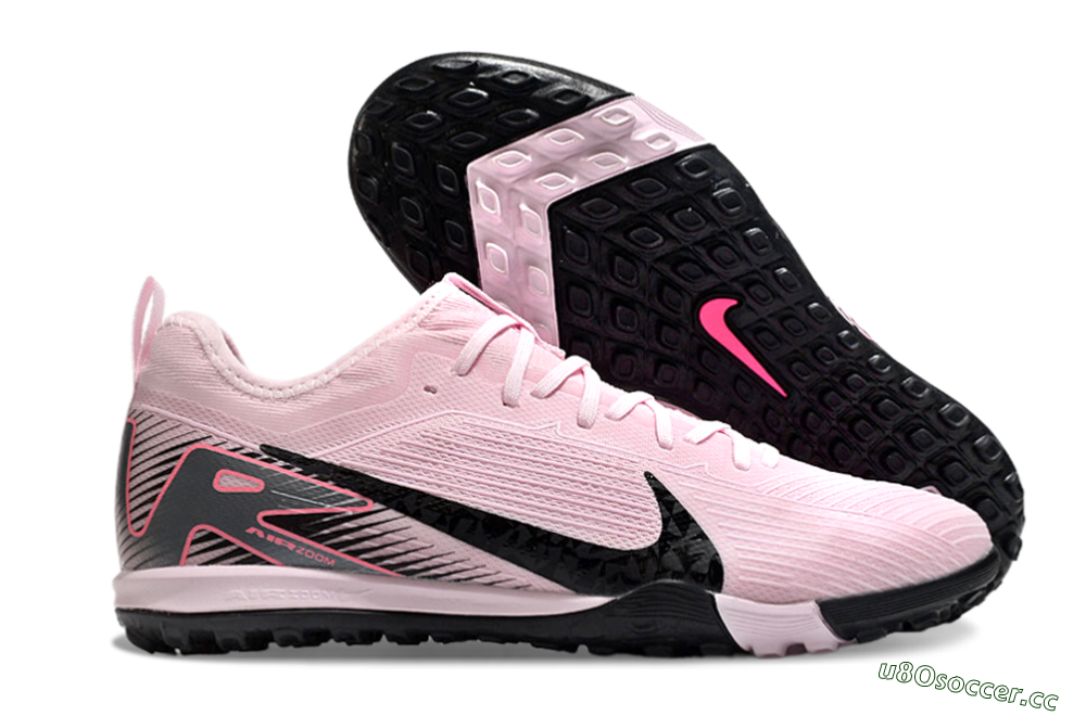 Unisex Nike Air Zoom Mercurial Vapor 16 Pro TF Artificial Turf Low-Tops Football Shoes - Pink/Black/Silver 2