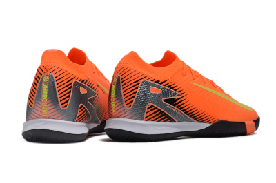 Men's Nike Air Zoom Mercurial Vapor 16 Elite IC Indoor & Futsal Low-Tops Football Shoes - Orange/Yellow/Silver