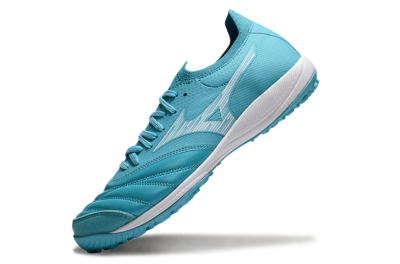 Men's Mizuno Morelia Neo Sala M8 TF Artificial Turf Low-Tops Football Shoes - Jade/White
