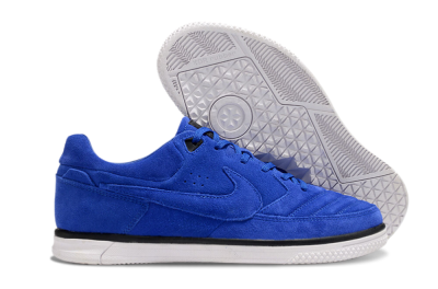 Men's Nike Street Gato IC Indoor & Futsal Low-Tops Football Shoes - Blue/Black/White