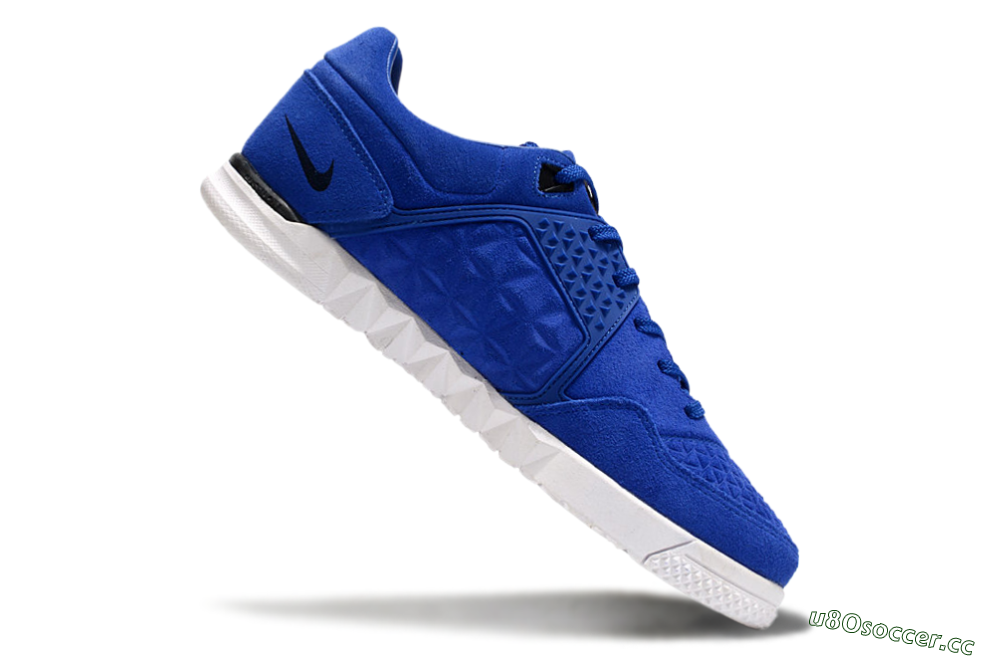 Men's Nike Street Gato IC Indoor & Futsal Low-Tops Football Shoes - Blue/Black/White 4