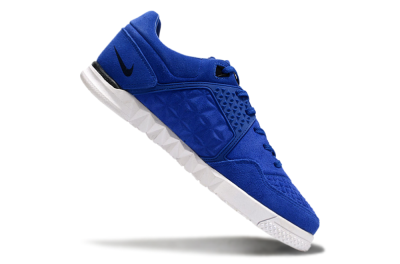 Men's Nike Street Gato IC Indoor & Futsal Low-Tops Football Shoes - Blue/Black/White