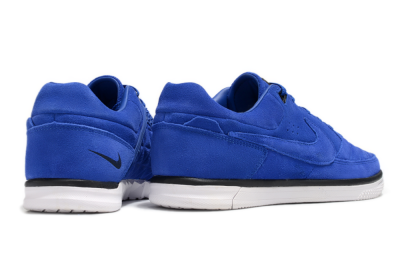 Men's Nike Street Gato IC Indoor & Futsal Low-Tops Football Shoes - Blue/Black/White
