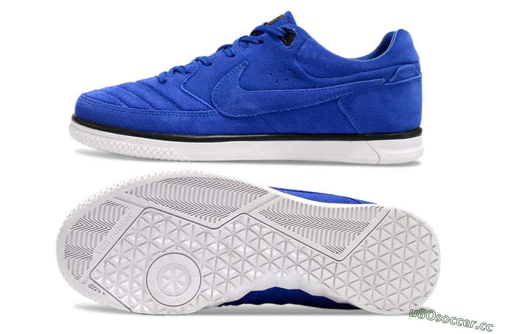 Men's Nike Street Gato IC Indoor & Futsal Low-Tops Football Shoes - Blue/Black/White 1