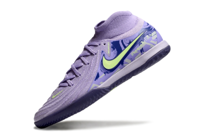 Men's Nike Phantom Luna Elite NU IC Indoor & Futsal High-Tops Football Shoes - Purple/Yellow/Blue