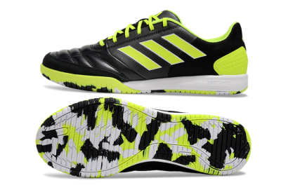 Men's Adidas Top Sala Competition IC Indoor & Futsal Low-Tops Football Shoes - Black/Yellow/White
