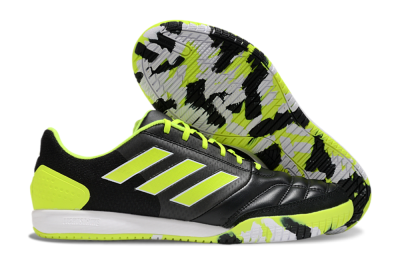 Men's Adidas Top Sala Competition IC Indoor & Futsal Low-Tops Football Shoes - Black/Yellow/White