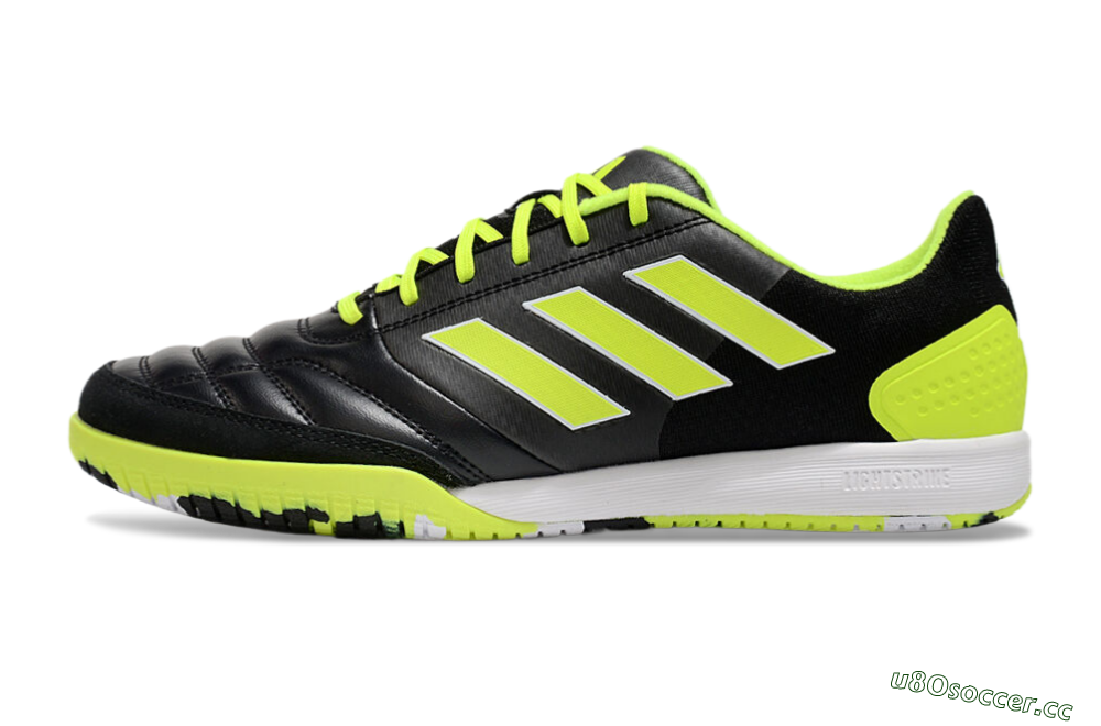 Men's Adidas Top Sala Competition IC Indoor & Futsal Low-Tops Football Shoes - Black/Yellow/White 0