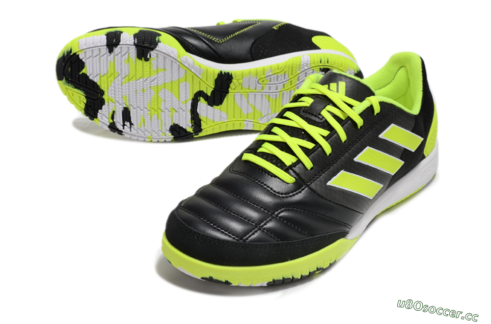 Men's Adidas Top Sala Competition IC Indoor & Futsal Low-Tops Football Shoes - Black/Yellow/White 3