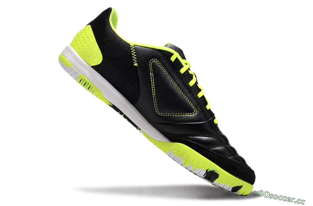 Men's Adidas Top Sala Competition IC Indoor & Futsal Low-Tops Football Shoes - Black/Yellow/White 4