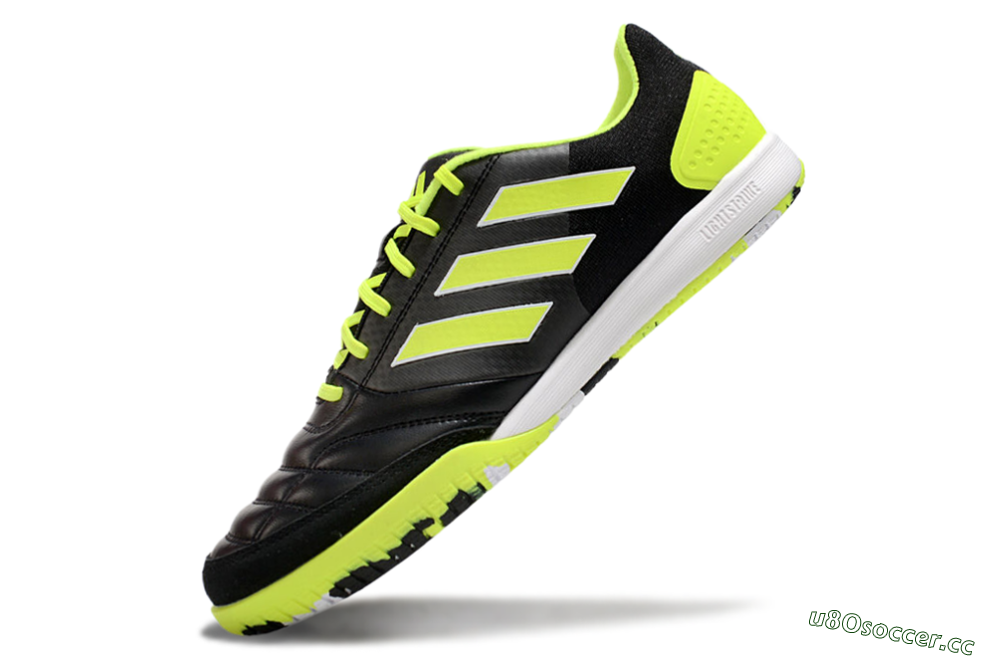 Men's Adidas Top Sala Competition IC Indoor & Futsal Low-Tops Football Shoes - Black/Yellow/White 5